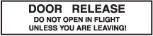 Doors Release Decal
