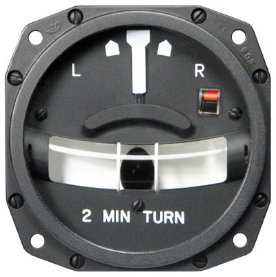 RC Allen 56-3Bl 3 Electric Turn & Bank Indicator Lit TSO