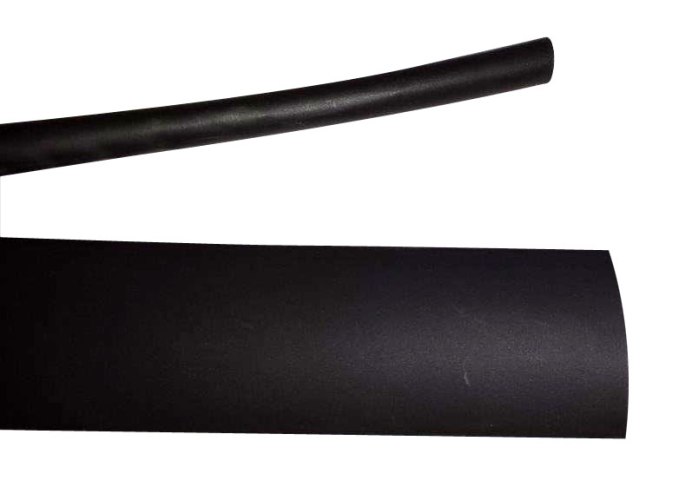 Heat Shrink Adhesive Lined 1 Black 3:1 Ratio 4