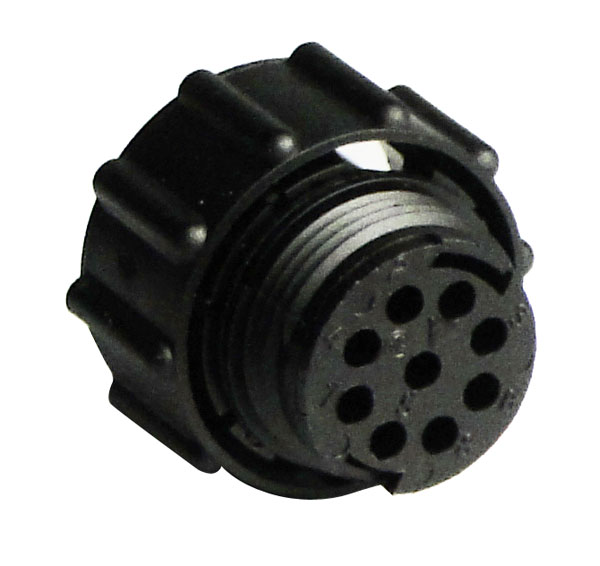 Amp 9 Pin Female Cpc Quick Disconnect Plug 11 Shell