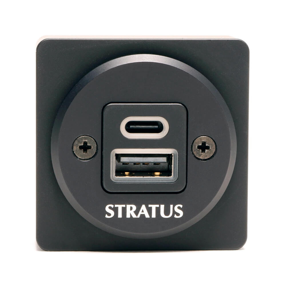 Appareo Stratus Power Pro USB-C / USB-A Panel Mount Charger FAA-TSO