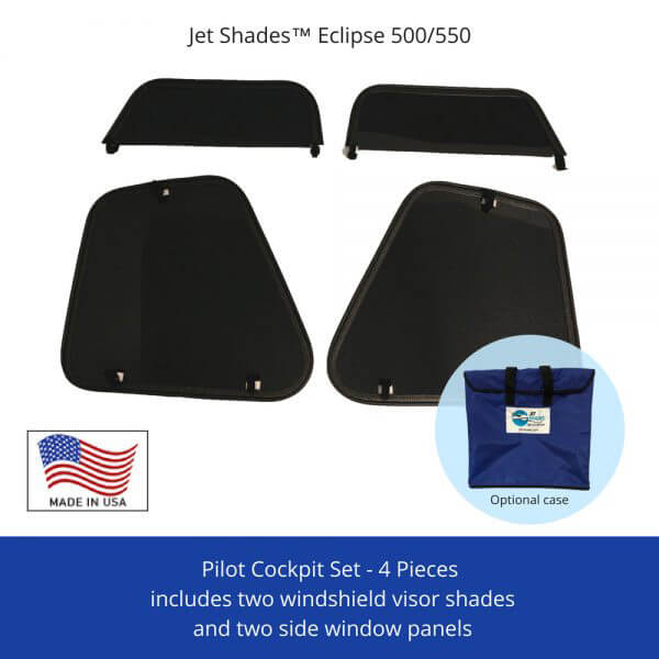 Jet Shades Eclipse 500/550 Standard Cockpit Solution
