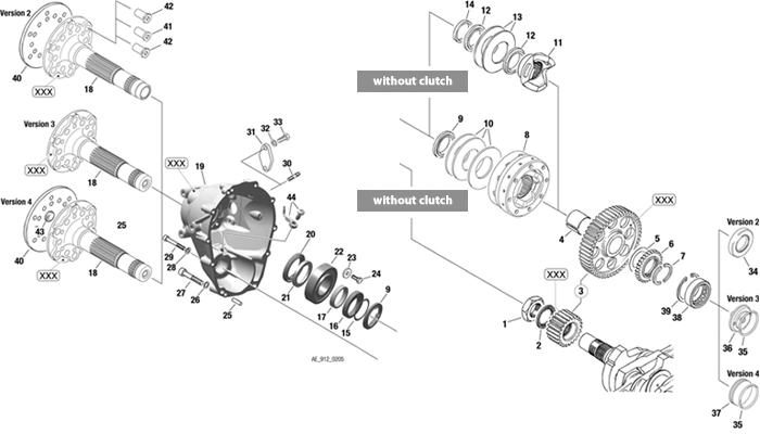 ROTAX 827-837 COVER DISK