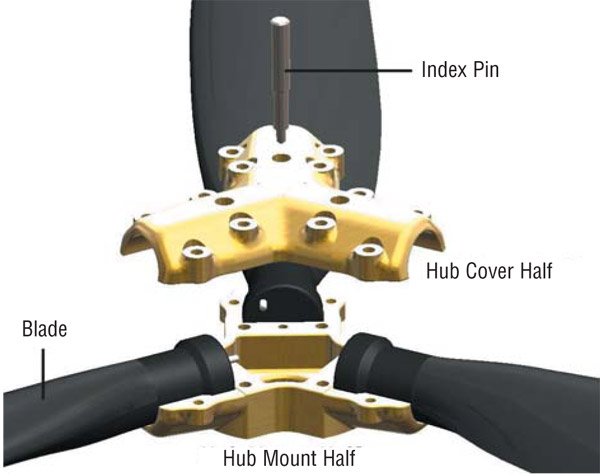 Sensenich Prop Hub For 2GoM72G0M8