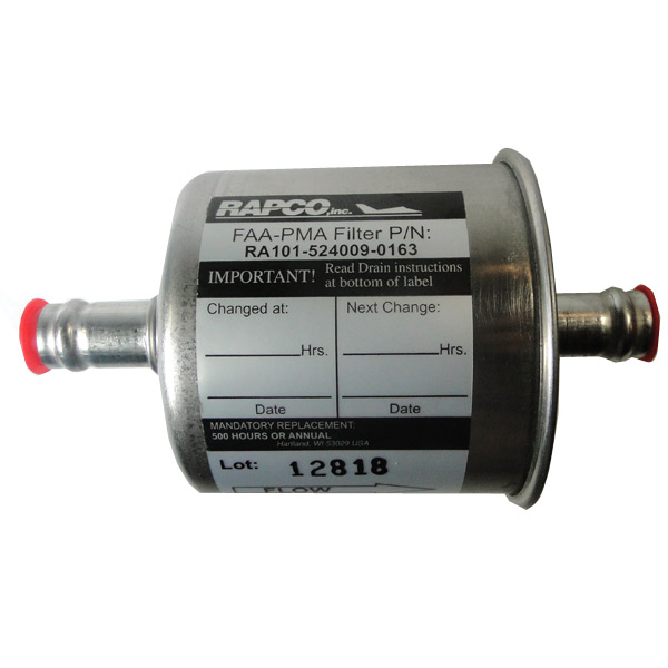 RA101-524009-0163 Rapco Beech Rud Boost Pneu Filter
