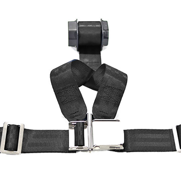 3-Pt Reel Assembly Plastic Buckle Black