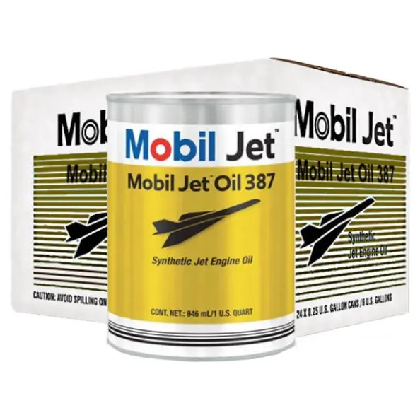 Exxon Mobil Jet Oil 387 Case Of 24 Quarts