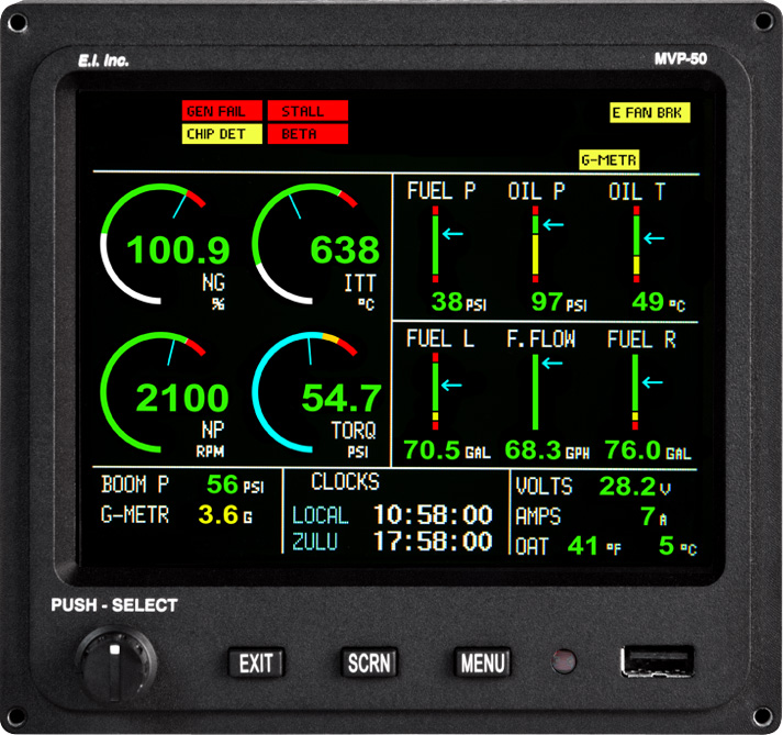 Electronics International MVP 50T Turboprop Williams J33