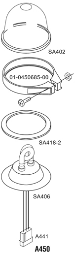 Whelen A450 Strobe Light Assembly