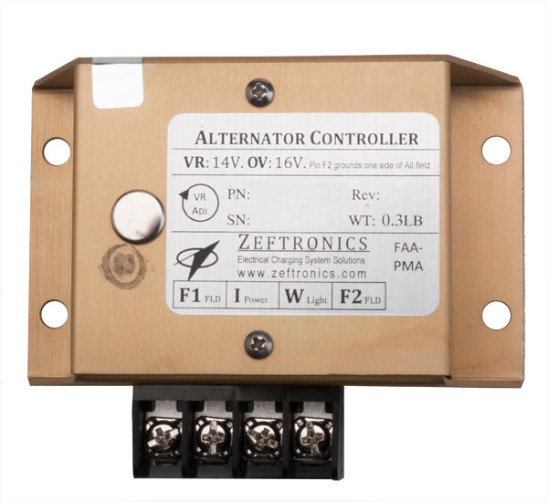 ZEFTRONICS 14V ALTERNATOR OUT SENSOR OV RELAY / DIAG LIGHT