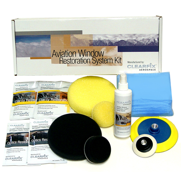 Clearfix 2-Step Aviation Window Restoration System