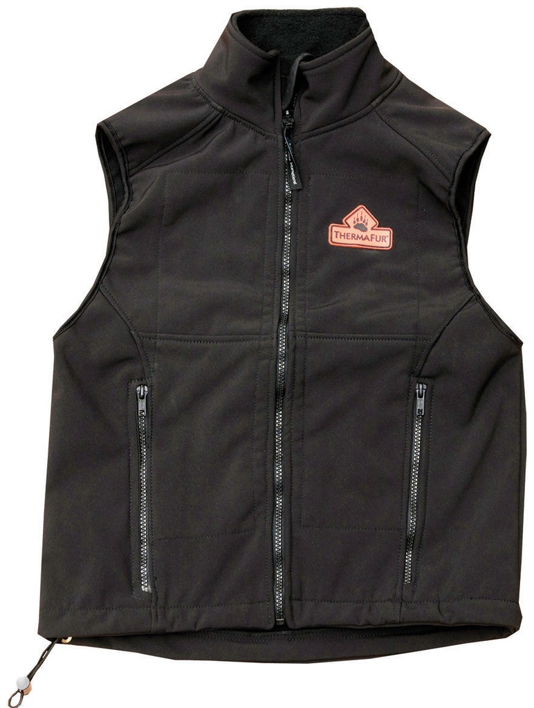 Thermafur Air Activated Heating Vest-Black