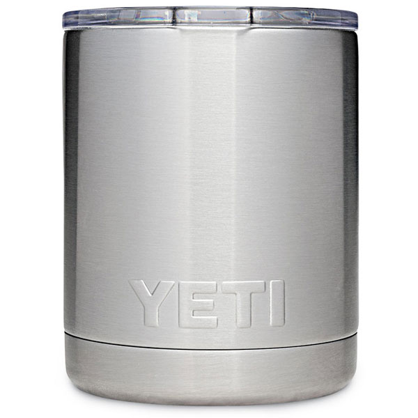 YETI RAMBLER 10OZ LOWBALL STAINLESS WITH MAGSLIDE LID