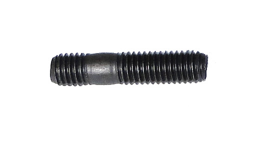 M8X25 STUD 8.8 STEEL BLACK