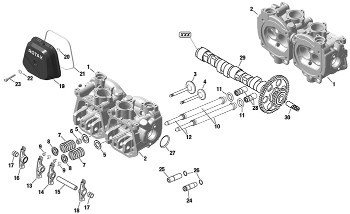 ROTAX CERTIFIED PUSH ROD ASSY 854862