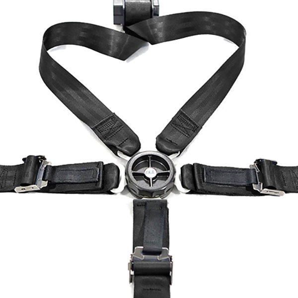 ABI Buckle Lap Belt Bench 208-213-2 Black