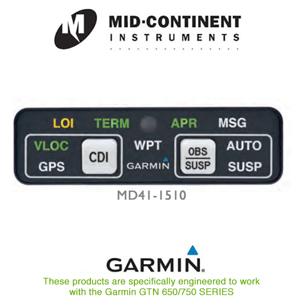 Mid-Continent Instruments and Avionics ACU Vertical 28V LED Lighting MD41-1511