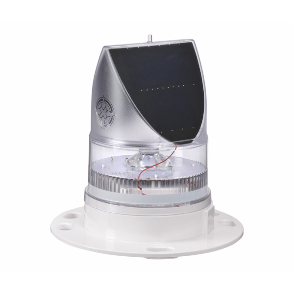 12 LED Solar Aviation Light White
