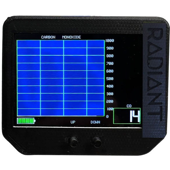 Radiant Co Pro Carbon Monoxide Monitor