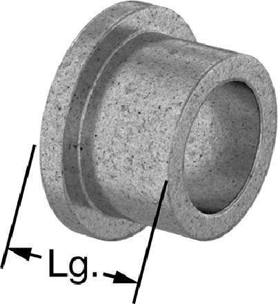 Oil-Embedded Flanged Sleeve Bearing