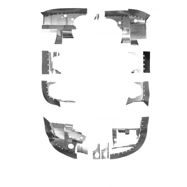 AF2055008-1 Baffle Support Powder Coated