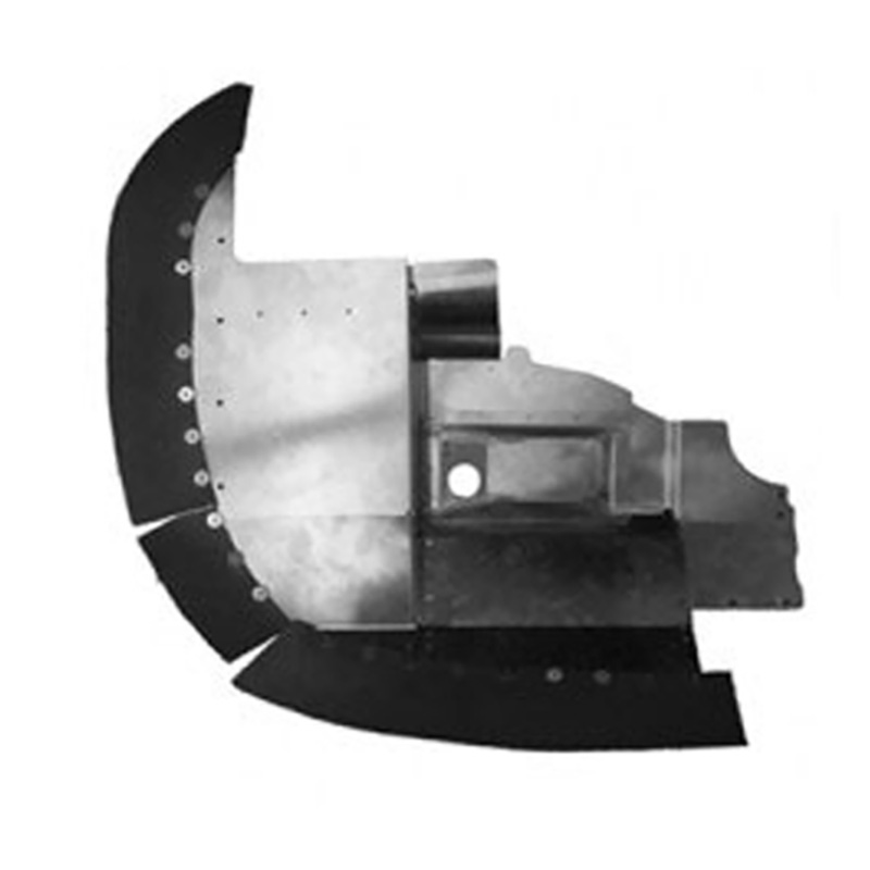 AF0555259-14 L/H Front Baffle Assembly Pwdr Coatd Blk Seal