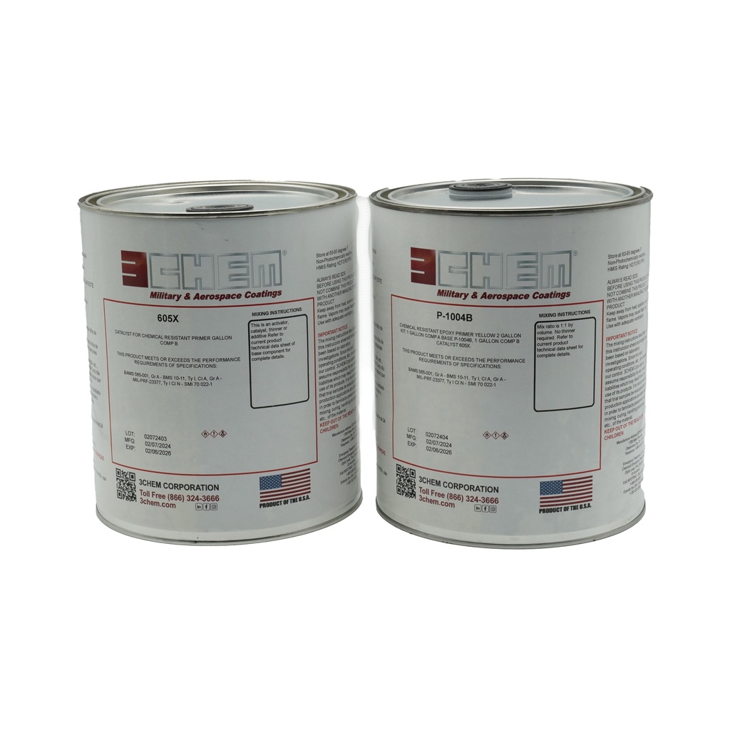 3Chem Epoxy Primer Yellow 2 Gallon Kit
