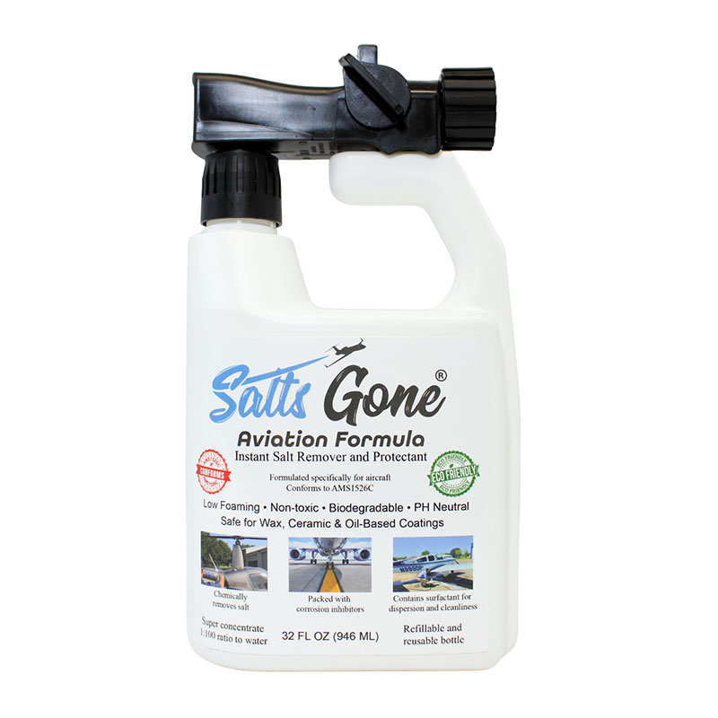 Salts Gone Aviation Hose End Sprayer 32 Fl Oz
