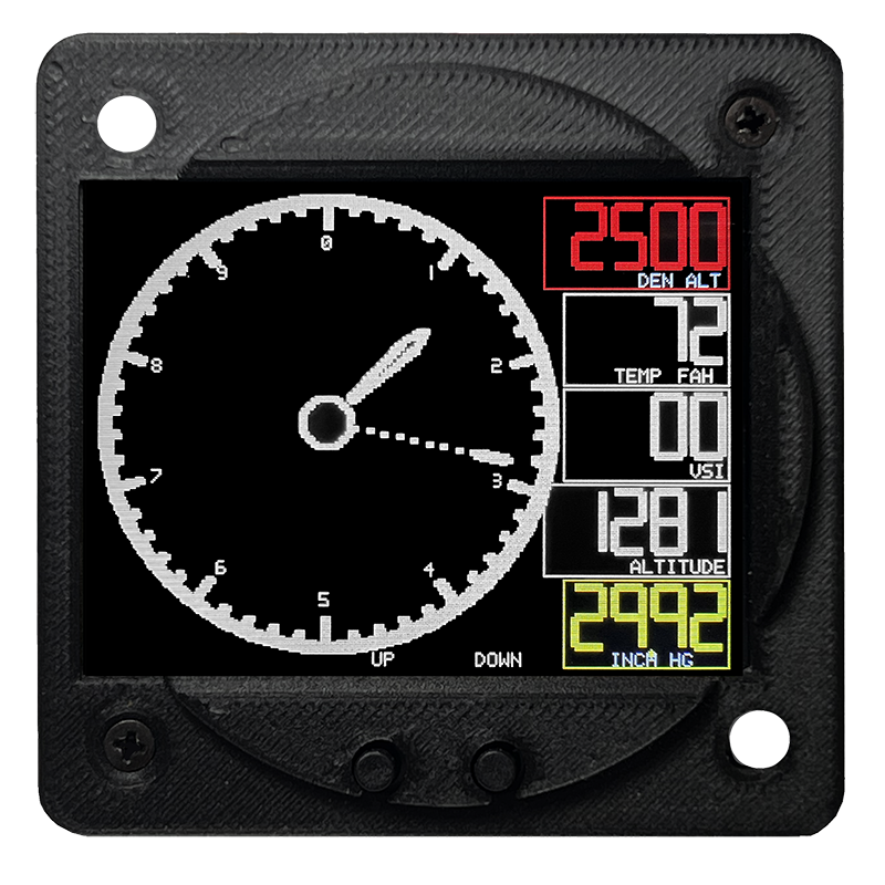 Radiant Digital Altimeter With LCD Screen For 2.25 Mount - Second Generation