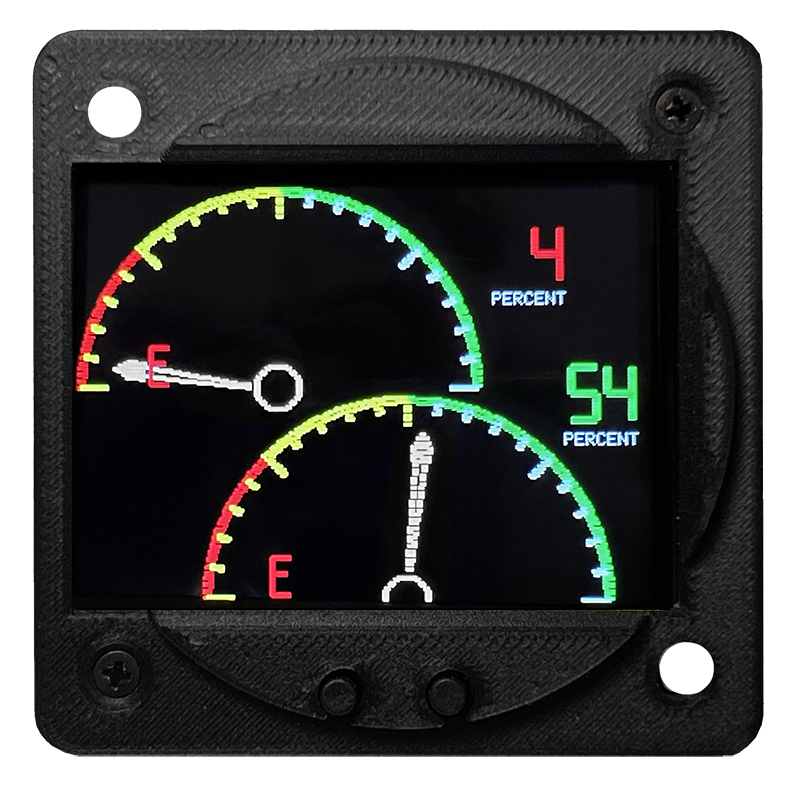 Radiant Gen 2 Fuel Gauge Resistive 3-1/8