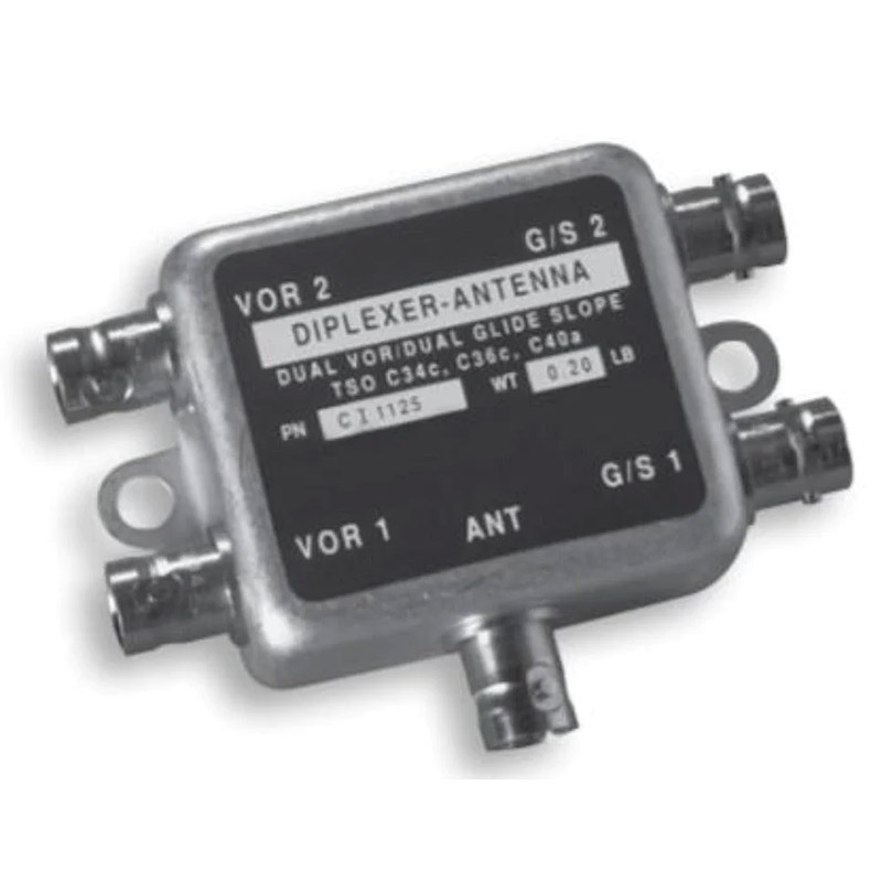Comant CI-1125-TNC Diplexer Single Nav VOR / LOC / GS Input To Dual VOR / Loc