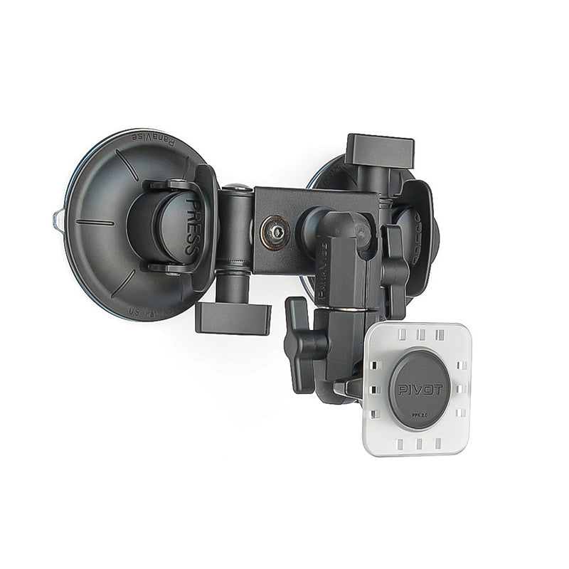 Flyboys Pivot Mount - Double Suction Cup - 19Cm Arm