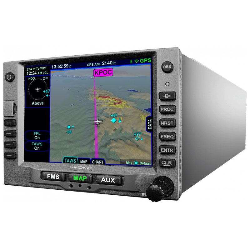 Avidyne IFD510 With Install Kit & Tray - GPS/Wifi/Bt/Flta/Svs - Black Bezel