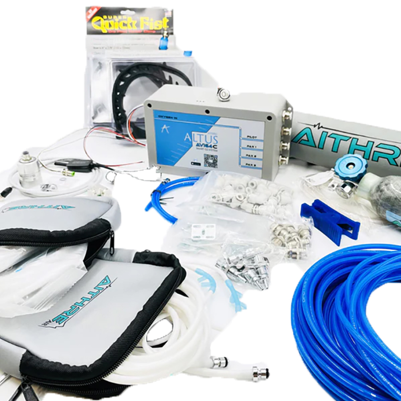 Aithre Certified Oxygen System With Mountain High Reg / Meso / AvI64C 4-Place And Install Kit