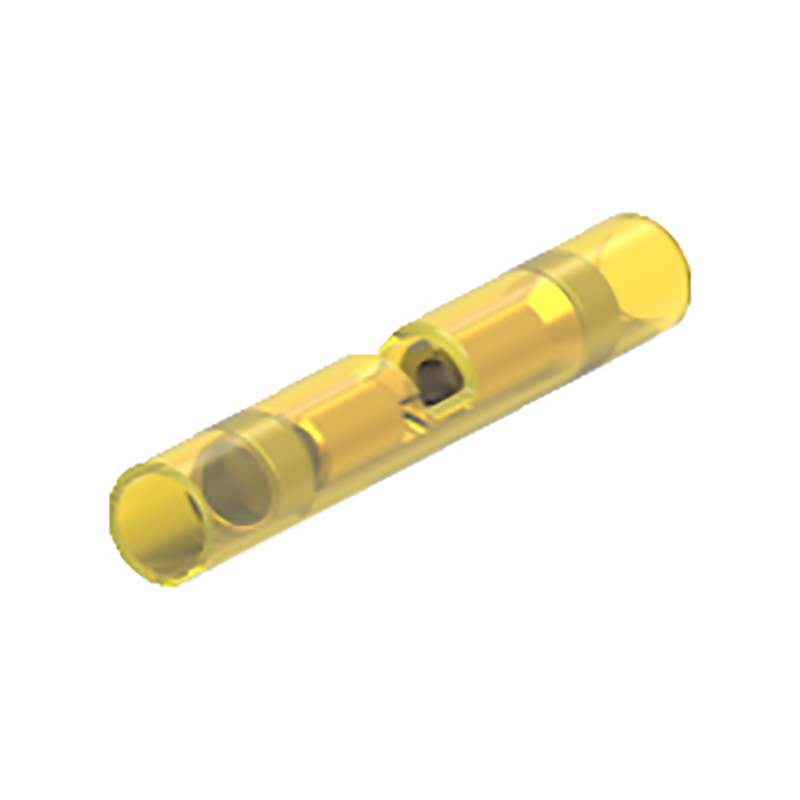 TE Butt Splice Yellow 323994 PIDG 26 - 22 Awg