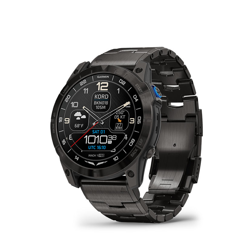 Garmin D2 Mach 1 Pro Smart Watch Sapphire Carbon Gray Titanium