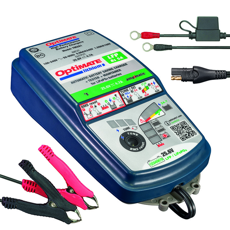 Optimate TM-281 5 Amp Battery Charger/Maintainer/Power Supply
