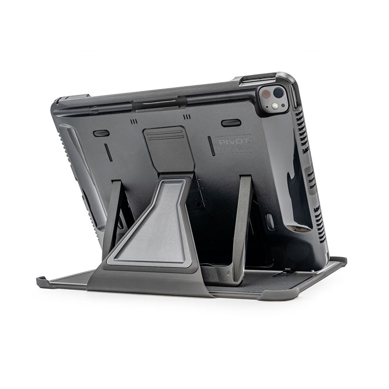 Flyboys Pivot Case For Ipad Air M2 13 Inch Clr Case/Blk Clip