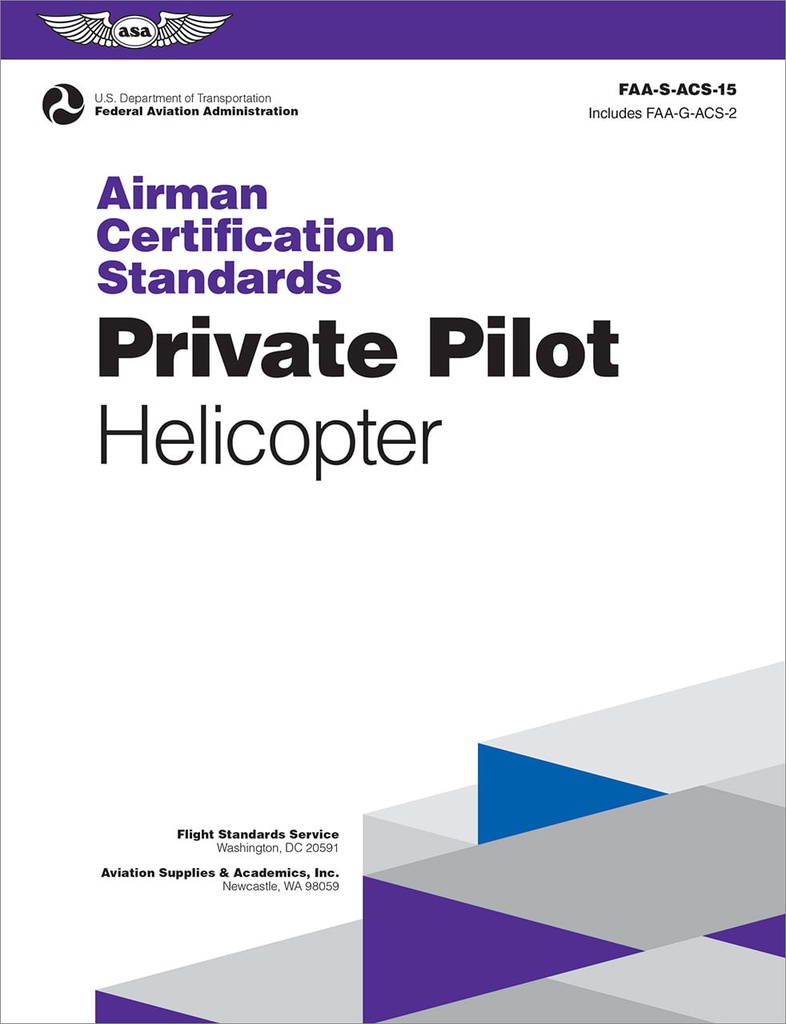 ASA Airman Certification Standards (ACS): Private Pilot Rotorcraft Rating (eBook)