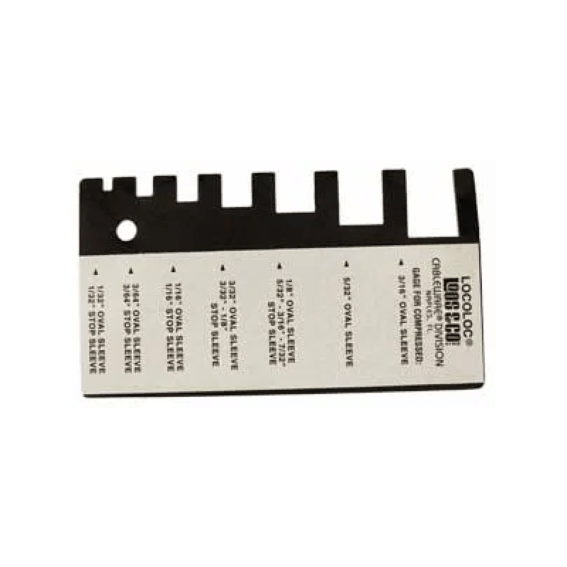 Ga-2P Oval And Stop Sleeve Gauge 7/32-5/16