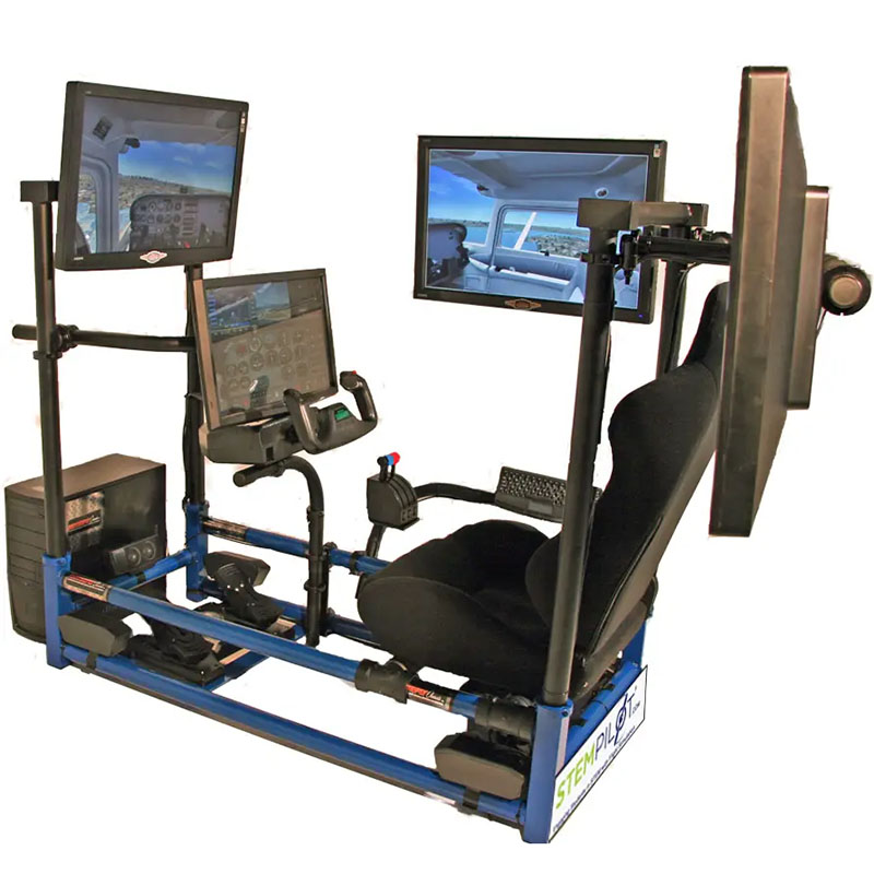 STEMPilot Pilot Pro 4 High Fidelity Sit-In Flight Simulator