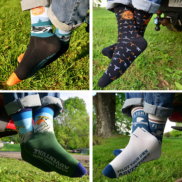 Flight Outfitters Socks - Sky Strider