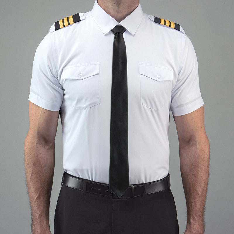 Flextech Pilot Shirt Short Sleeve - Eyelet - White Xl