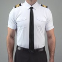 Flextech Pilot Shirt Short Sleeve - Eyelet - White Xl