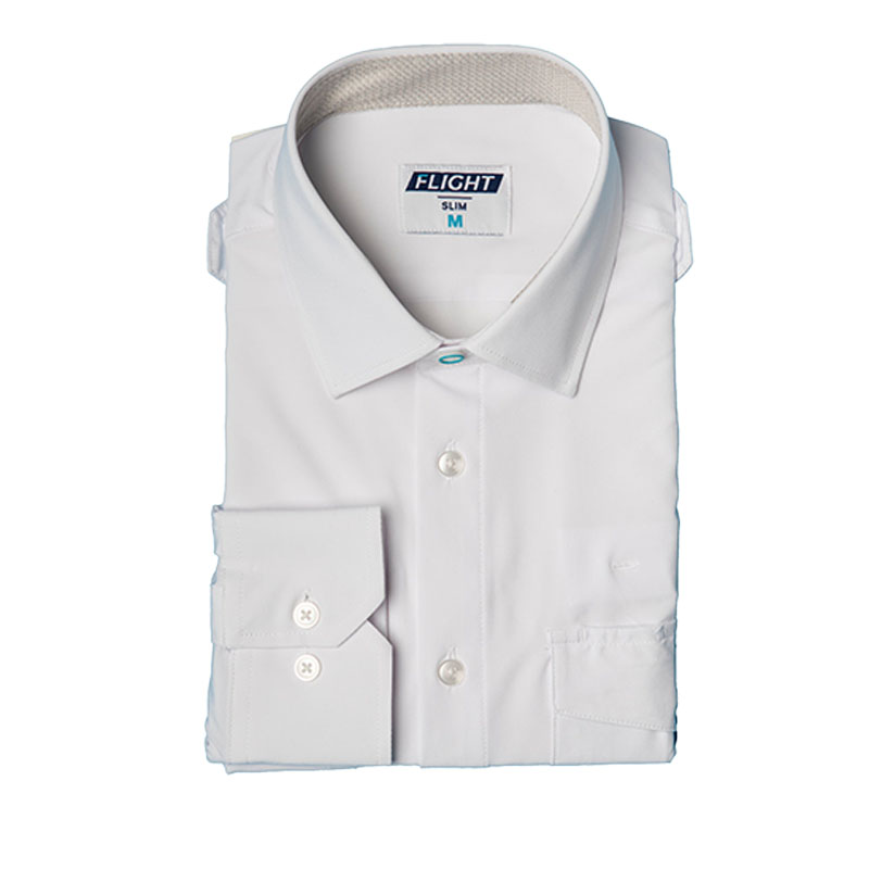 Flight Shirt - No Eyelets Medium Slim Fit Short Sleeve