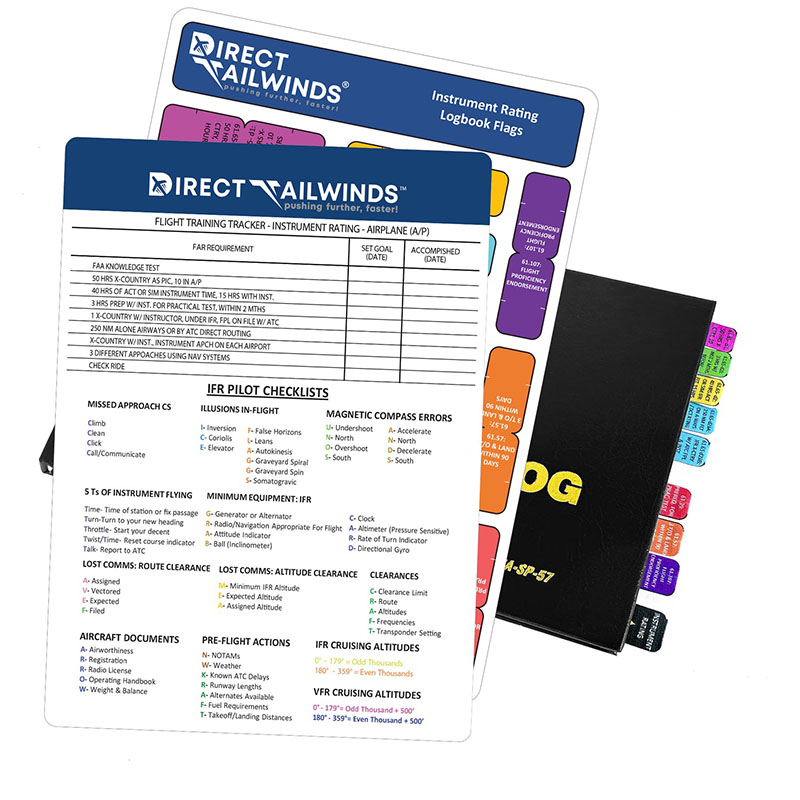 Direct Tailwinds Logbook Flags: Instrument Rating