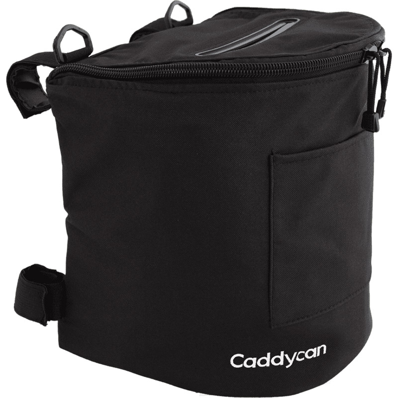 Caddycan Jr Portable Trash Can Black