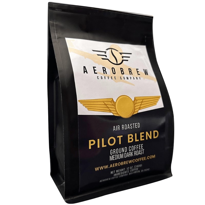 Aerobrew Coffee Company - Pilot Blend - Medium/Dark - Ground - 12 Oz Bag