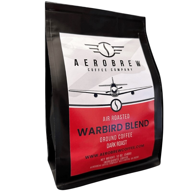 Aerobrew Coffee Company - Warbird Blend - Dark - Whole Bean - 12 Oz Bag