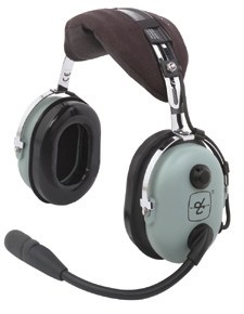 David Clark H10-13.4 Headset Dual Plugs Mono H10 - Repaired